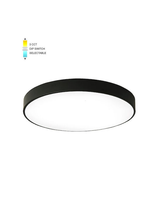Vito Rotund În aer liber Panou LED Putere 35W cu Alb Cald Lumini 40x40cm.