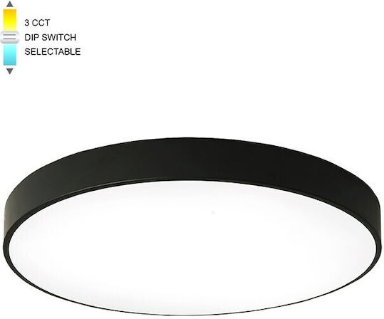 Vito Round Outdoor LED Panel 35W with Warm White Light 3000K 40cm
