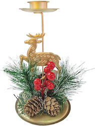 XMASfest Metal Candlestick