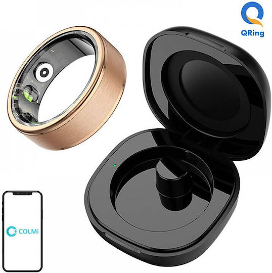 Colmi R03 Smart Ring 18.9mm Αδιάβροχο με Παλμογράφο Χρυσό