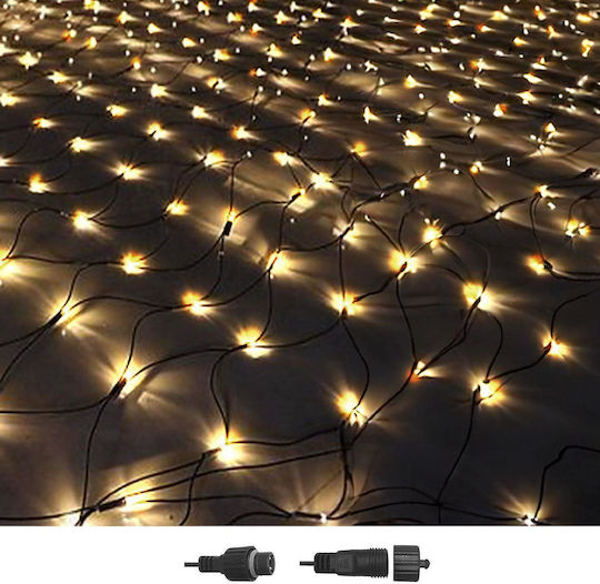 100 Lichterketten LED 0.8m. Warmes Weiß Typ Netz 1Stück