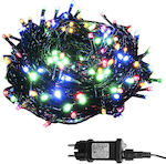 105 Lichterketten LED 8.2m. Mehrfarbige in Zeic...