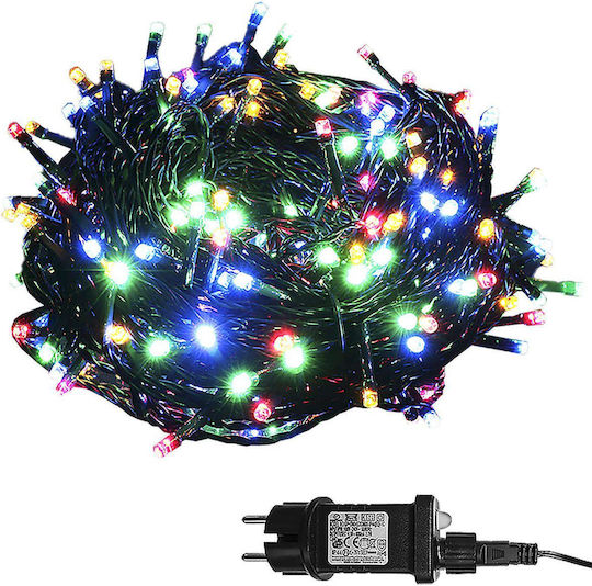 105 Lichterketten LED 8.2m. Mehrfarbige in Zeichenfolge 1Stück