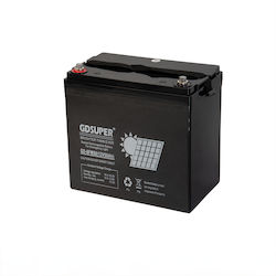 Gdsuper Μπαταρία 12V 50Ah C100 000.230.16364