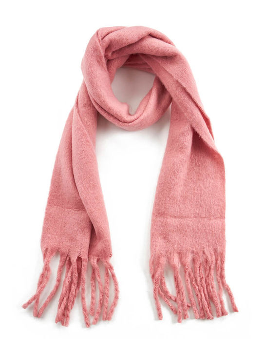 Verde Women's Wool Scarf Pink