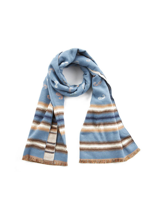 Verde Women's Wool Scarf Blue