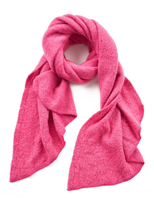 Verde Women's Wool Scarf Fuchsia