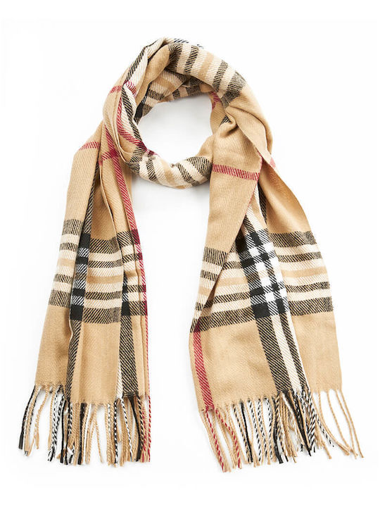 Verde Women's Wool Scarf Beige