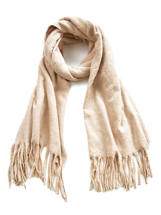 Verde Frauen Wollschal Beige