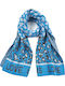 Women's Wool Scarf Blue