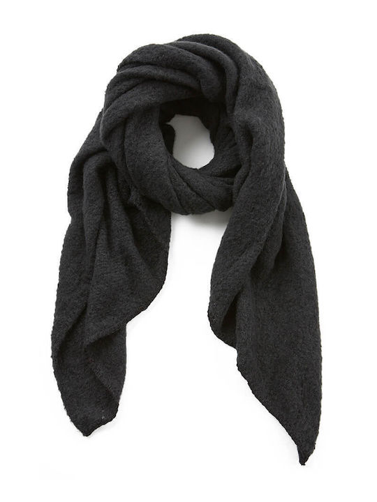 Verde Women's Wool Scarf Black