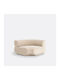 La Redoute Interieurs Rund Abteilung Sofa in Beige Farbe 120x99cm 1Stück