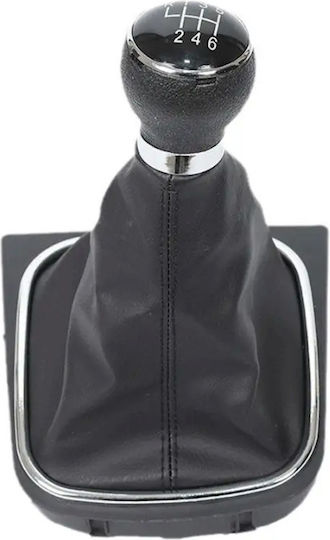 Leather Luxe Leather Shift Knob 6-Speed Volkswagen Golf 5 6 Jetta Zgear-vw-23