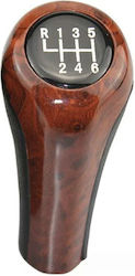 Leather Luxe 6-Speed Gear Knob BMW E46-E53-E60-E61-E63-E65-E81-E82-E83-E87-E90-E91-E92-X1-X3-X5 Wooden Leather Luxe 6-Speed Gear Knob BMW E46-E53-E60-E61-E63-E65-E81-E82-E83-E87-E90-E91-E92-X1-X3-X5 Wooden