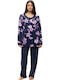 Koyote Winter Women's Pyjama Set Indigo