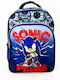 Setino School Backpack For Elementary With Water Bottle Holder Blue 32 x 15 x 42cm