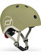 Scoot & Ride Kinderfahrrad- / Rollerhelme Fahrrad / Scooter City mit integrierter LED-Lampe