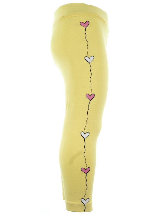 Kinder Leggings Lang Yellow