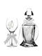 Ioannis European Crystals Wedding Carafe Set with Wine Glass made of Crystal White 2pcs