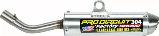 Pro Circuit Τελικό Εξάτμισης 304 Factory Round Conical Ss02125-se Suzuki Rm 125 02-07
