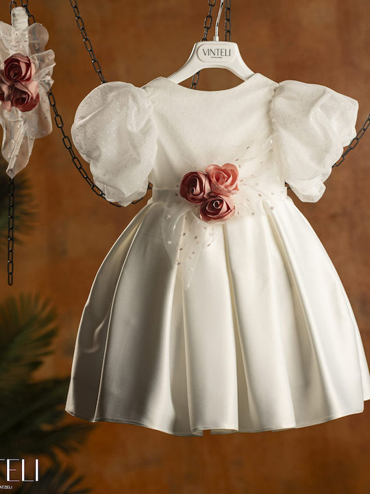 Vinteli Rochie De Botez Ecru Vn-8302
