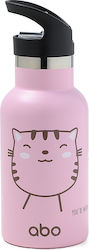 abo Bottle Thermos 350ml Pink