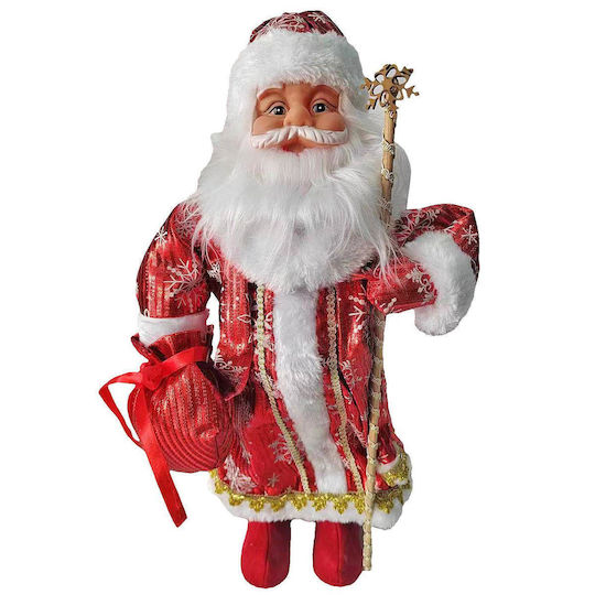 Dekorativer Weihnachtsmann Rot aus Stoff