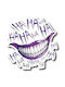 Decorative Sticker Wall Vinyl Joker Smile 1pcs 20x20cm
