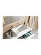 Sanindusa Sanlife Aufgesetztes Waschbecken Porzellan 60x40cm White