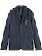 Pinstripe Men's Suit Jacket Charcoal Stripe
