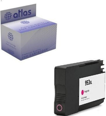 Atlas Συμβατό Μελάνι Εκτυπωτή InkJet HP HP 953XL MAGENTA (F6U17AE) Ματζέντα 1τμχ