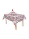 Viopros Christmas Tablecloth Fabric Multicolour L140xW220cm.
