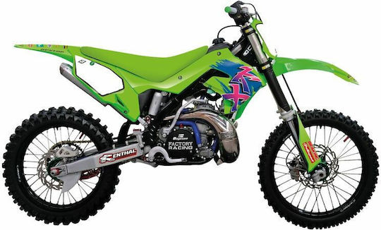 Blackbird Racing Sticker Set 8427aa Kawasaki Kx 250 03-08 Kawasaki Kx 125 M 03-08 Green-pink