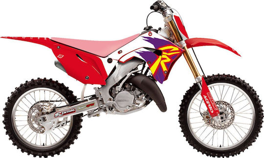 Blackbird Racing Aufklebersatz 2147aa Honda Cr 250 R 02-07 Honda Cr 125 R 02-07 Lila-Rot-Weiß