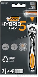 BIC Hybrid 5 Razor cu Cap de schimb 5 lame cu A...