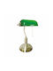 Aca Prestige Office Lamp for Socket E27 in Green Color