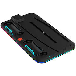 Stand Multifuncțional Canyon Cs-ps5 Ventilator Rgb Încărcare Accesorii Negre