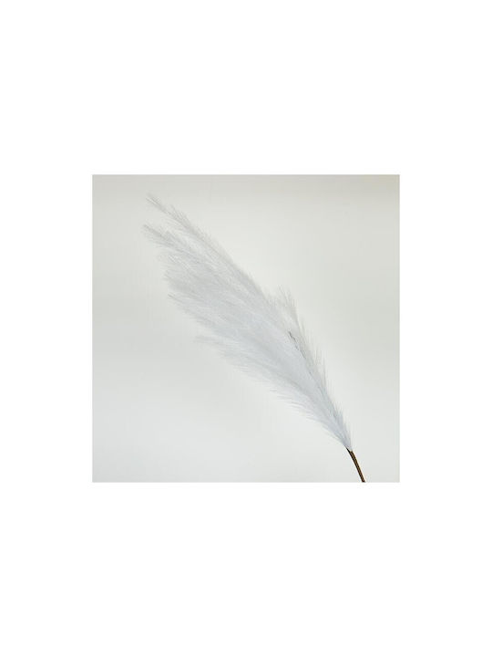 Τεχνητό Διακοσμητικό Κλαδί Pampas grass Λευκό 112cm