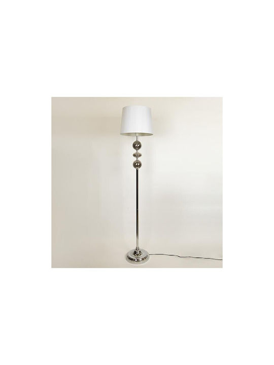 Floor Lamp H163xW35cm. Silver