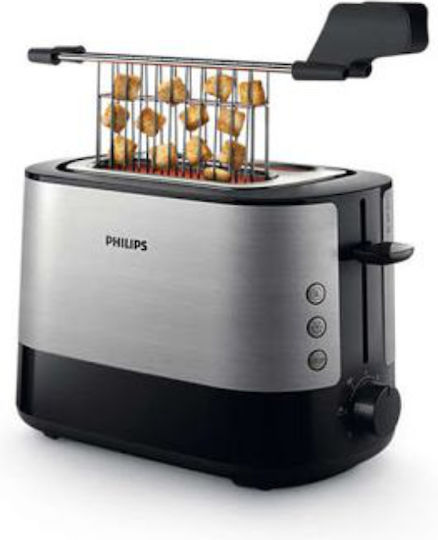 Philips Viva Collection Φρυγανιέρα 2 Θέσεων 1000W Inox