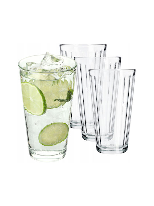 Kadax 360ml Glasses Set 4 Beverages