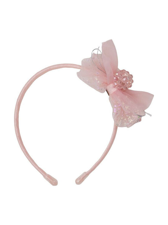 Papillon Kids Pink Kids Headband with Bow