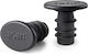 Set 2 Bottle Stoppers Ibili-barware Plastic Black