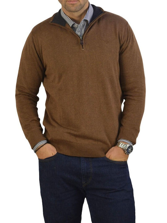 Gnious Long Sleeve Sweater Brown