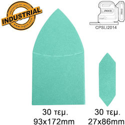 Ingco Delta-Schleifblatt K180 60x60mm Set 60Stück Ingco Delta-Schleifblatt K180 60x60mm Set 60Stück