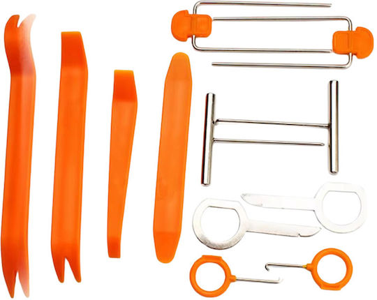 12-Piece Car Disassembly Tool Set Radio Door Clip Panel Dashboard Removal Kit Znc-017