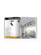 Universo Illuminazione Single LED Cool White Spot in Black Color