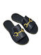 Sandale Casual Damă de Piele Negru