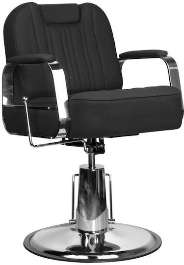 Barber Equipment Καρέκλα Barbier Schwarz mit verstellbarer Höhe