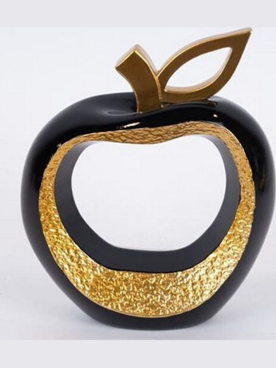 De Crăciun Plastică Figurină Apple Negru Înălțime 19.9cm.